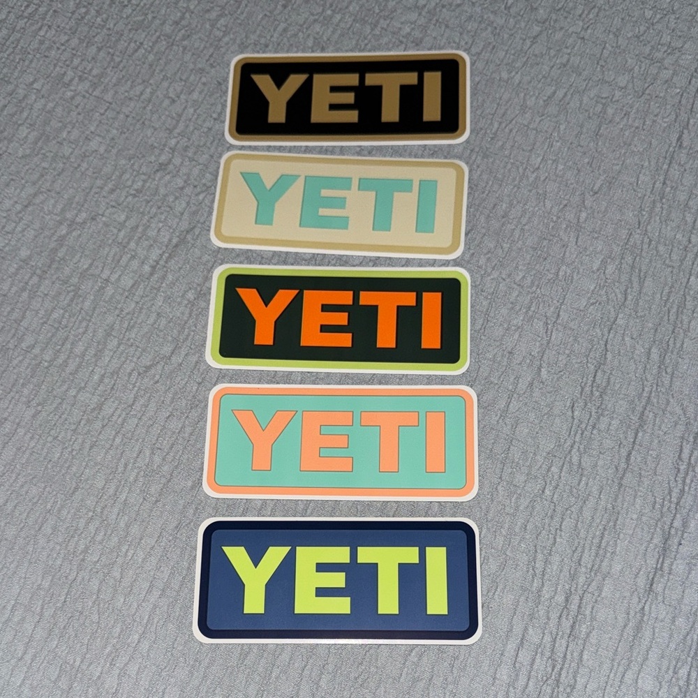 YETI Vibrant Logo Sticker Collection